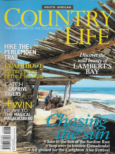 Cover of South African Country Life Magazine - Issue 192 - July 2012