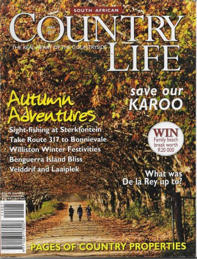 Cover of South African Country Life Magazine - Issue 178 - May 2011