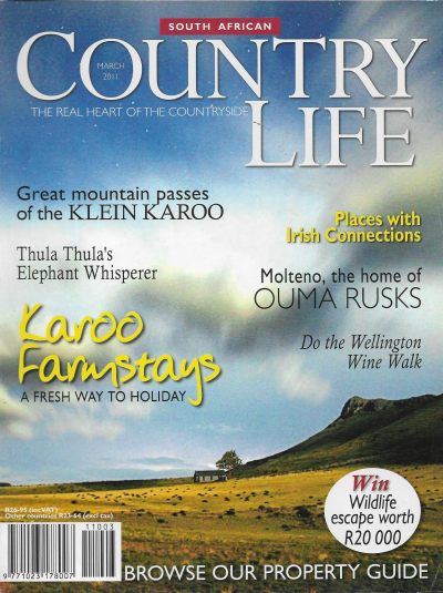 Cover of South African Country Life Magazine - Issue 176 - March 2011