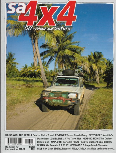 Cover of SA 4x4 Magazine - Volume 19 Number 3 - March 2011