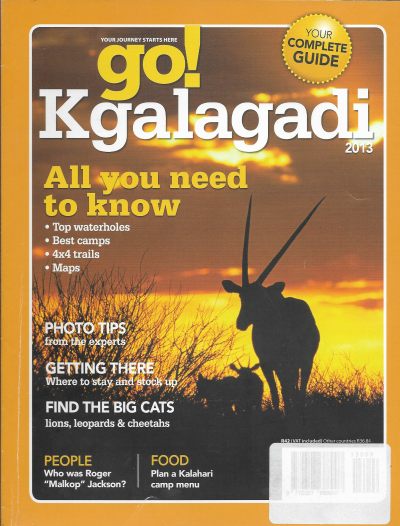 Go! Kgalagadi Special Edition - 2013