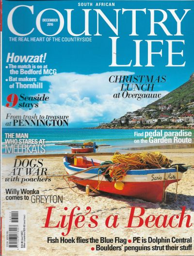 Cover of South African Country Life Magazine - Issue 245 - December 2016