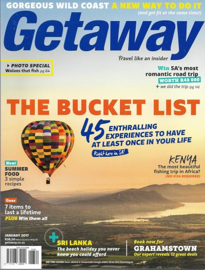 Cover of Getaway Magazine - Volume 28 Number 10 - January 2017