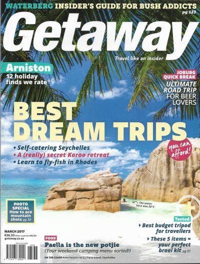 Cover of Getaway Magazine - Volume 28 Number 12 - March 2017