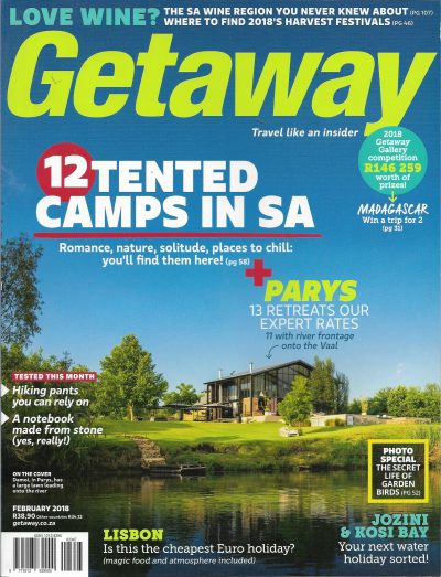 Cover of Getaway Magazine - Volume 29 Number 11 - February 2018