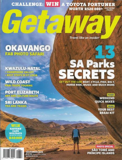 Cover of Getaway Magazine - Volume 30 Number 6 - September 2018