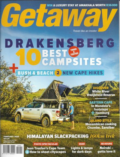 Cover of Getaway Magazine - Volume 31 Number 11 - February 2020