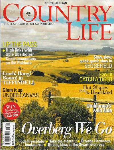 Cover of South African Country Life Magazine - Issue 263 - June 2018