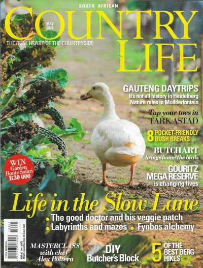 Cover of South African Country Life Magazine - Issue 262 - May 2018