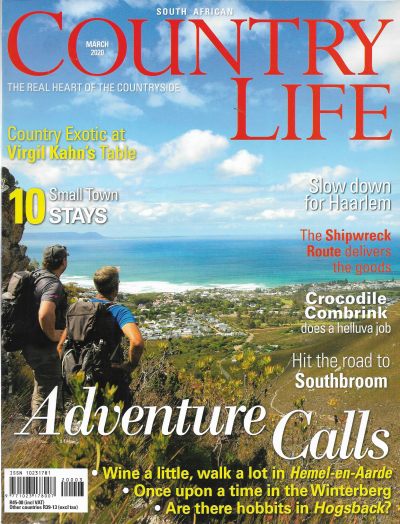 Cover of South African Country Life Magazine - Issue 284 - March 2020