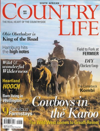 Cover of South African Country Life Magazine - Issue 274 - May 2019