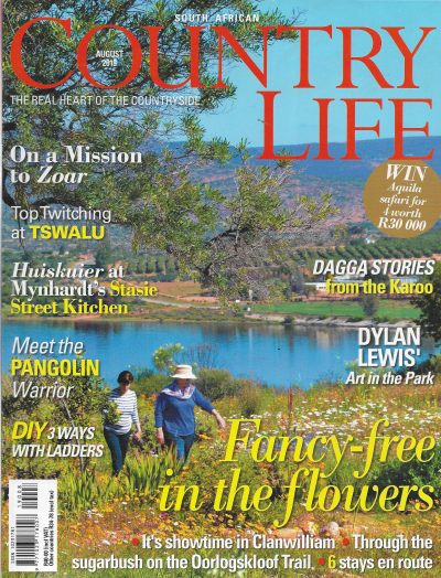 Cover of South African Country Life Magazine - Issue 277 - August 2019