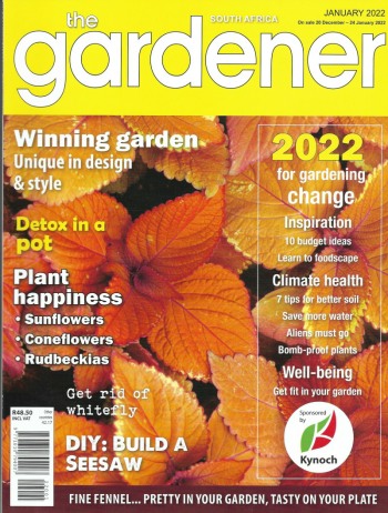 Cover of The Gardener South Africa Magazine - January 2022