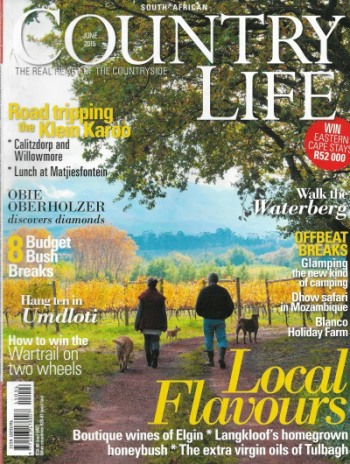 Cover of South African Country Life Magazine - Issue 227 - June 2015