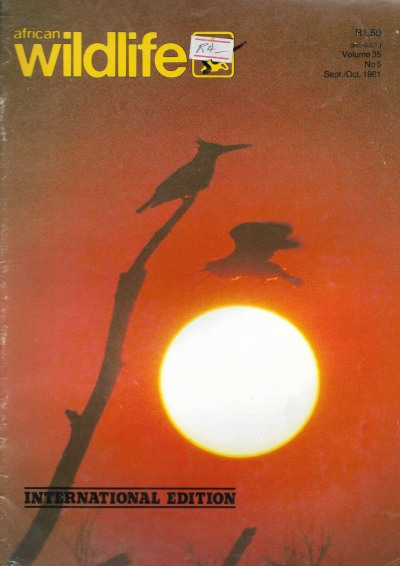 Cover of African Wildlife International Edition - Vol 35 No 5 - September/October 1981