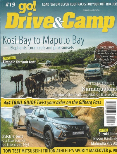 Cover of go! Drive & Camp Issue 19 - February 2019