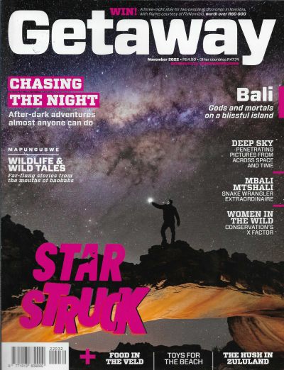 Cover of Getaway Magazine - Volume 34 Number 4 - November 2022