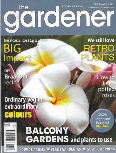 Cover of The Gardener South Africa Magazine - February 2022