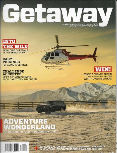 Cover of Getaway Magazine - Volume 35 Number 3 - October 2023