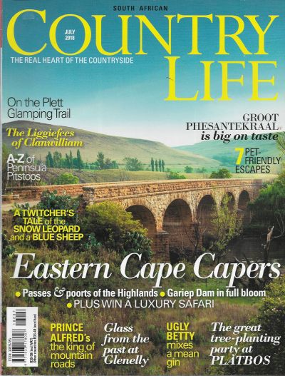 Cover of South African Country Life Magazine - Issue 264 - July 2018