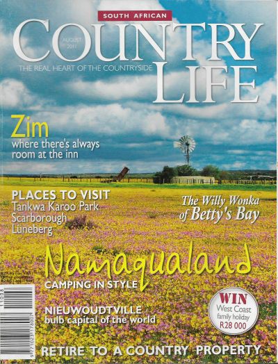 Cover of South African Country Life Magazine - Issue 181 - August 2011