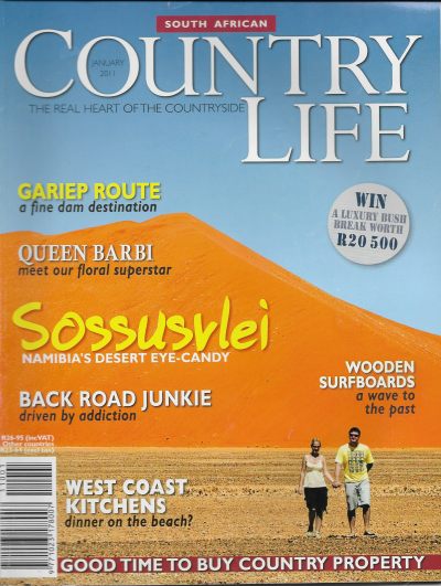 Cover of South African Country Life Magazine - Issue 174 - January 2011