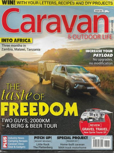 Cover of Caravan and Outdoor Life - Issue 653 - August 2016