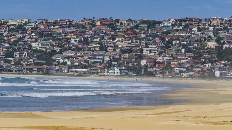 Houses at Jeffreys Bay