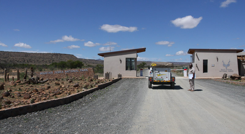 Mountain Zebra National Park entrance