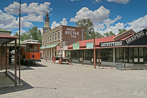 View of the town