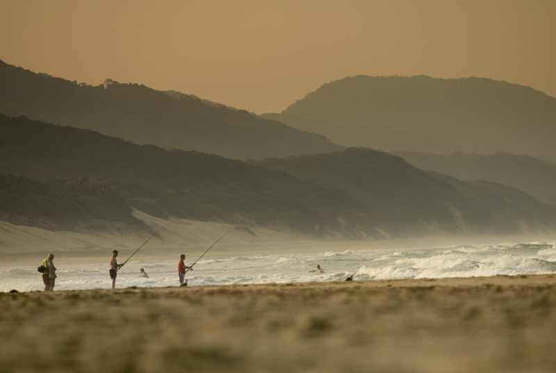 Fishing is one of the attractions at Cape Vidal