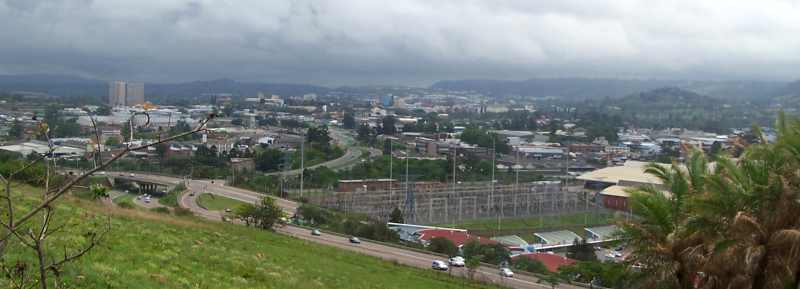 Looking towards New Germany commercial area