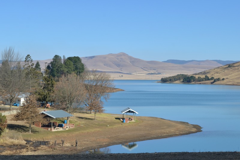 View across Midmar Dam