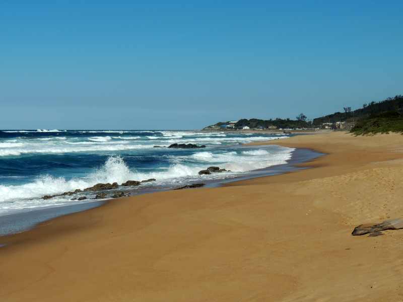 Park Rynie has a beautiful beach