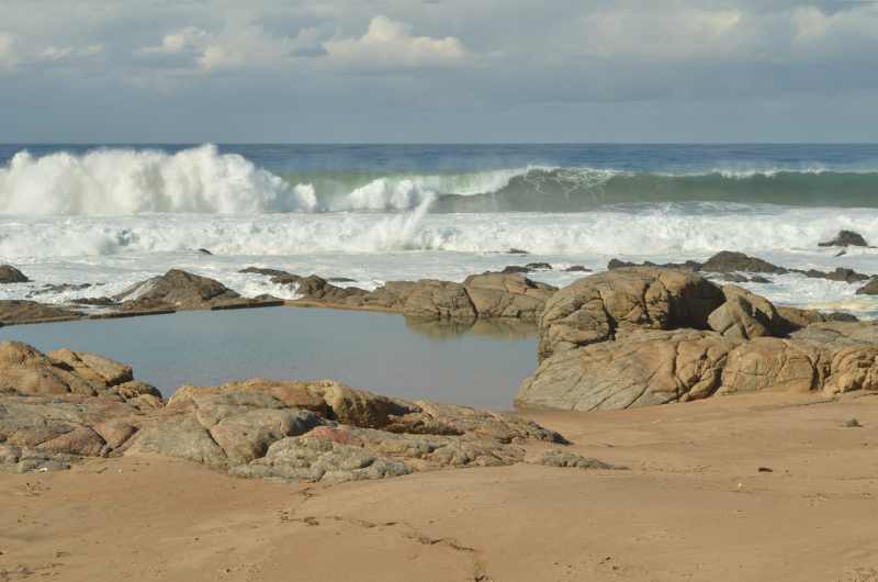 South Port beach and tidal pool