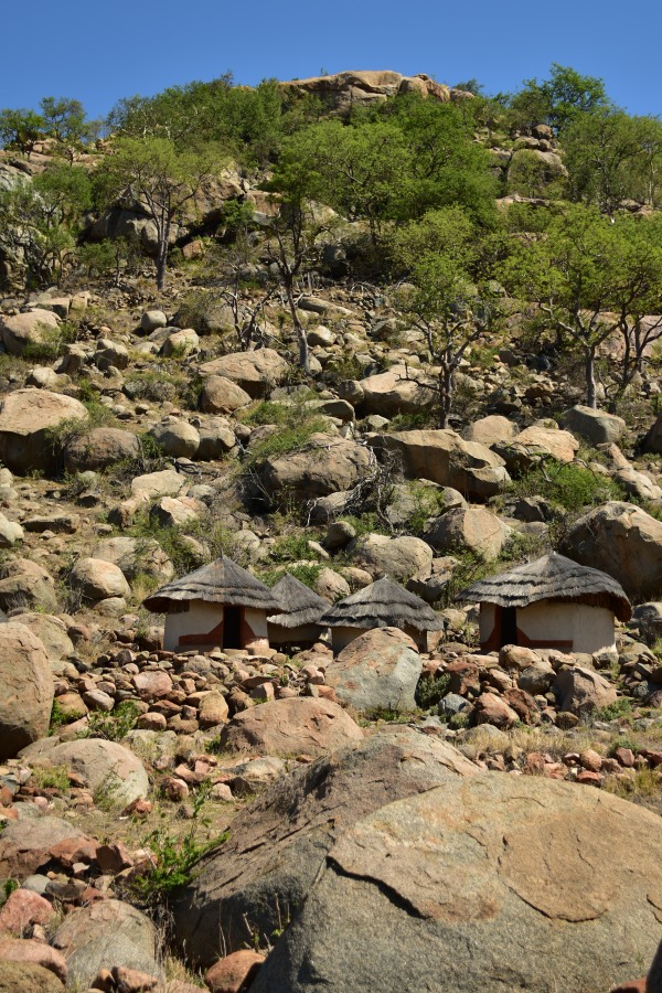 Reconstructed huts