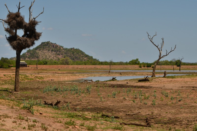 Sable Dam with low water levels